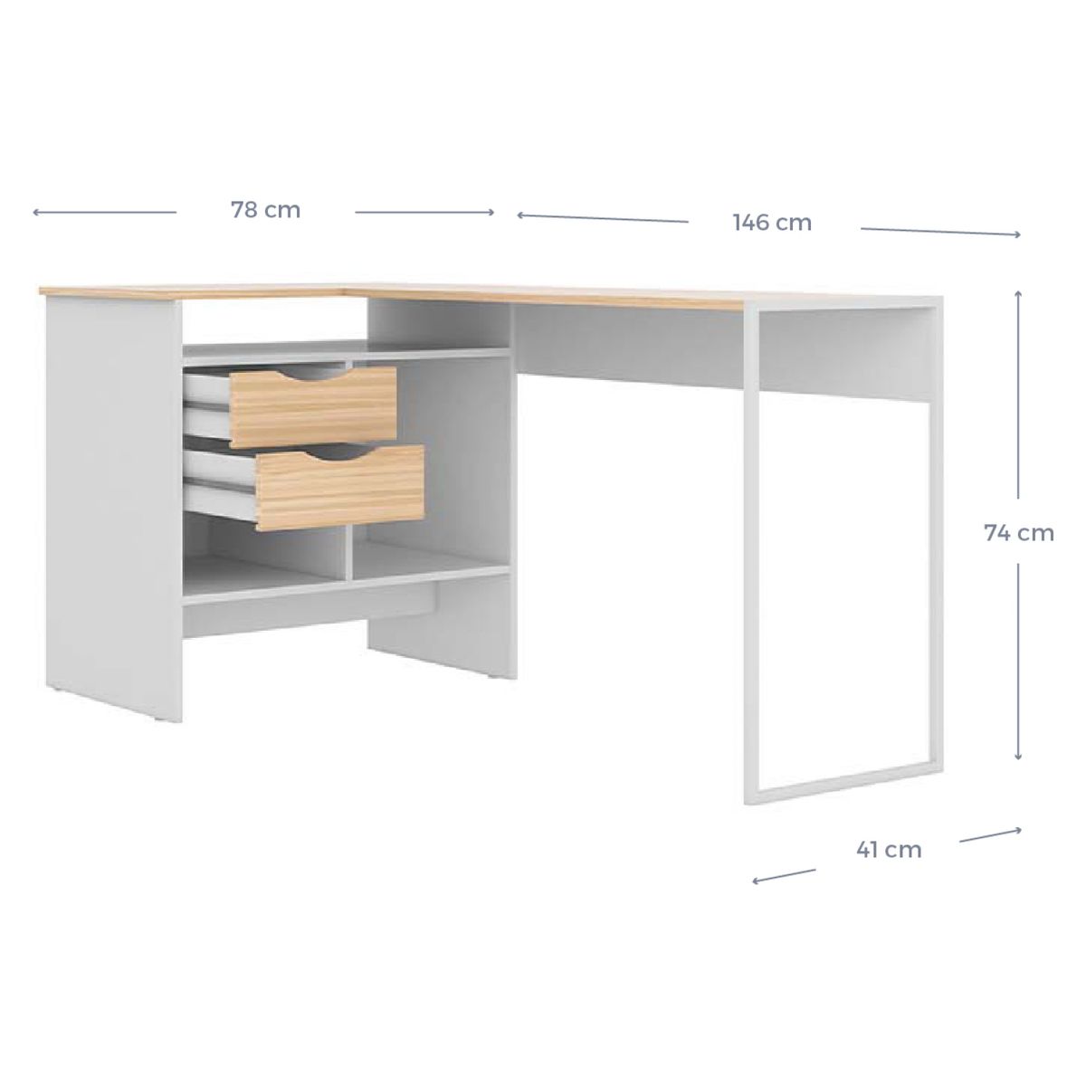 FAVATEX - Combo Silla + Escritorio Marbella