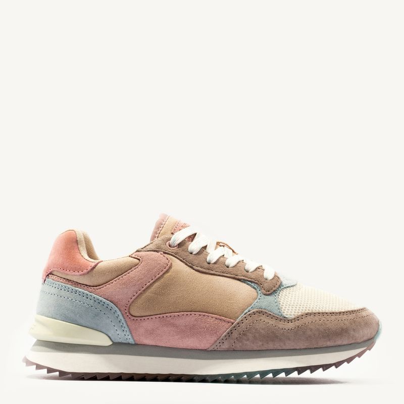 HOFF - Barcelona Zapatilla Urbana Mujer Cuero Rosado Hoff