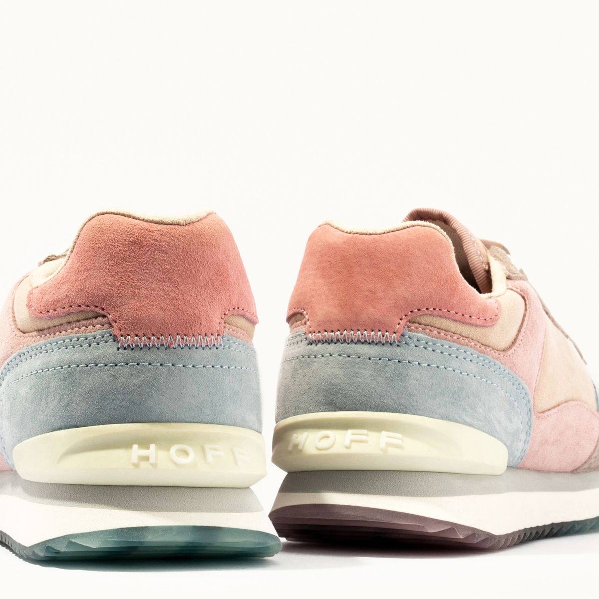 HOFF - Barcelona Zapatilla Urbana Mujer Cuero Rosado Hoff