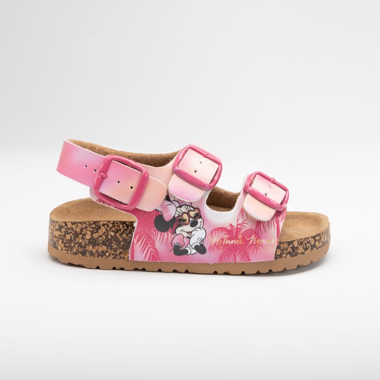 Sandalias Niña Minnie Beach Rosado