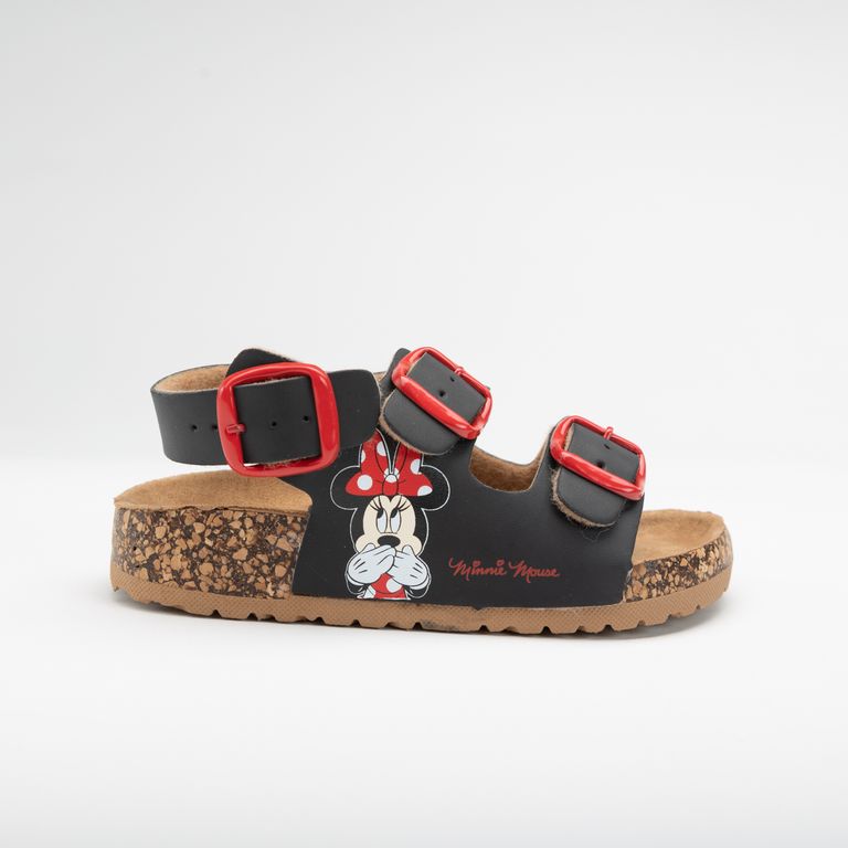 Sandalias Niña Minnie Ups! Negro