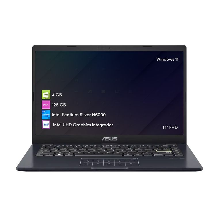 Notebook L410 Pentium N6000 4GB 128GB 14 FHD Win11