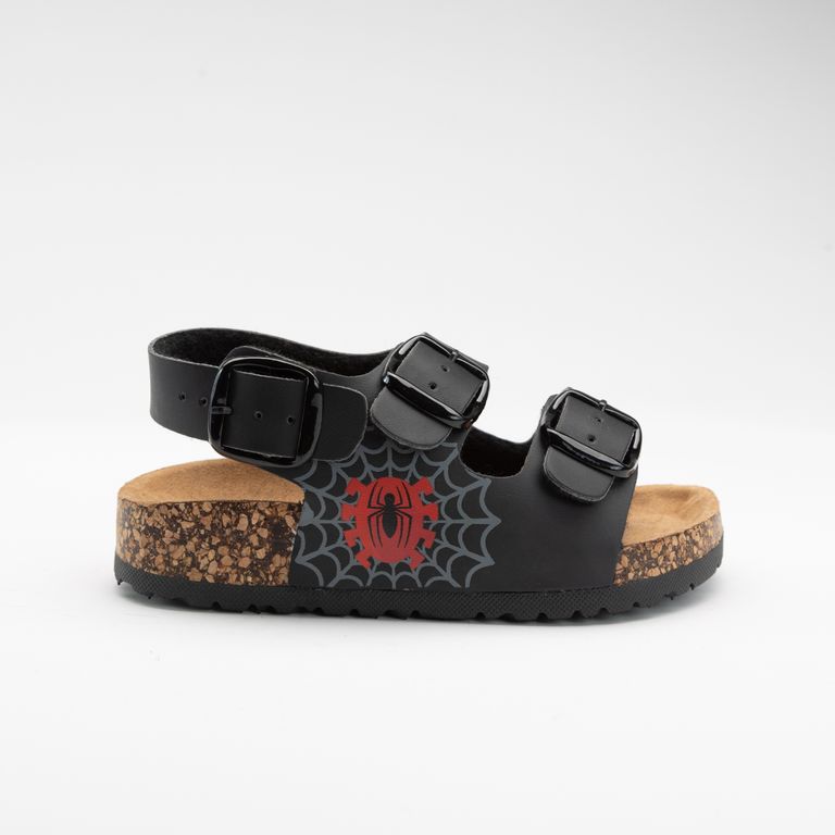 Sandalias Niño Spiderman Red Negro