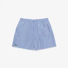 LACOSTE - Short De Baño Hombre Monocromático Celeste