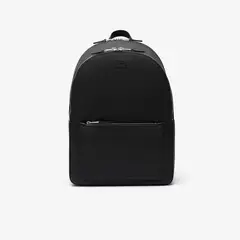 LACOSTE - Mochila Hombre Chantaco De Piel Piqué Blanco