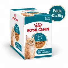 GENERICO - Royal Canin Ageing 15+ Pouch Gatos senior Pack 12