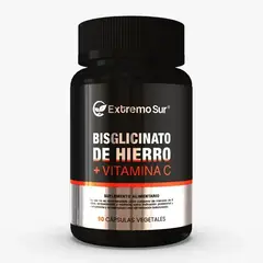 EXTREMO SUR - Suplemento en cápsula Naturales Bisglicinato de hierro de Bisglicinato de Hier