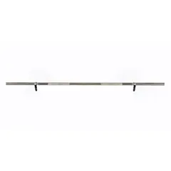 ATHLETIC - Barra Olímpica 700 lb Diámetro 28 mm - Acero Cromado Plateado
