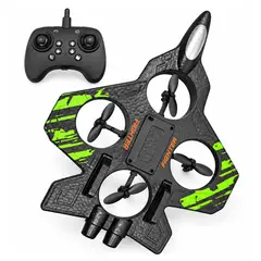 MUNDO ONLINE - Dron Avión de Juguete con Control Remoto 360° para Niños