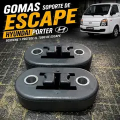 HYUNDAI - SOPORTE GOMA ESCAPE H-100 2 UNIDADES