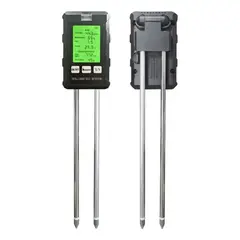 GENERICO - Medidor Ph Humedad Suelo Temperatura 6 En 1 C/iluminacion LABG