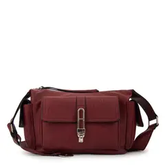 ZIOL - Cartera bandolera monserrat mediana rojo oscuro