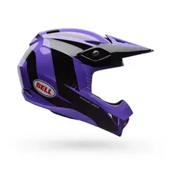 BELL - Casco Moto Niño MX-10 Mips Talon Morado - Violeta oscuro - S