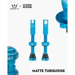 PEATYS - Valvula Tubular Chris King 42Mm Celeste