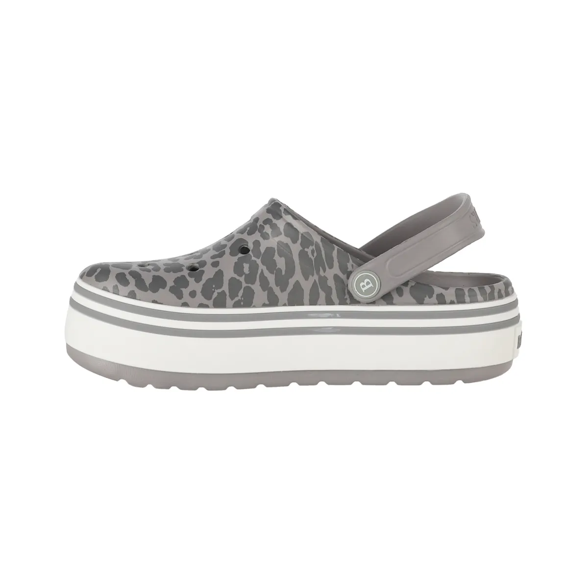 BAMERS - Zuecos Mujer Airline High Bamers Print Gris