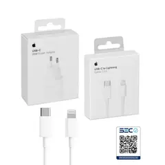 APPLE - Cargador USB-C 20W Original Con Cable C Lightning 1mt
