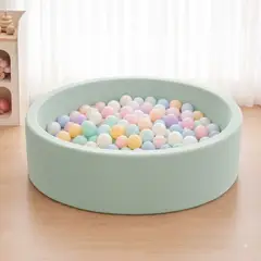 GENERICO - Piscina de Pelotas Terciopelo Menta 90 cm