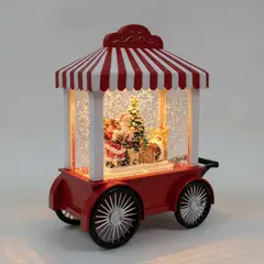 GENERICO - Adorno Navideño Carrito Viejito Pascuero Luz Musical Usb