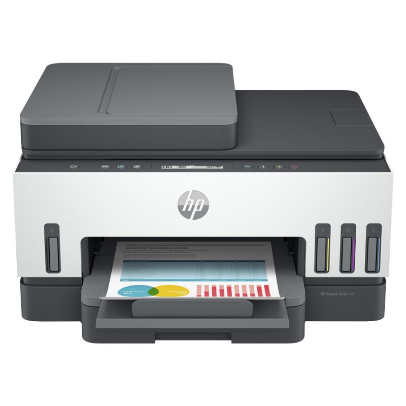 HP - Impresora Multifuncional HP Smart Tank 750 con ADF