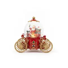 GENERICO - Adorno Navideño Carruaje Viejito Pascuero Musical Usb Brillo