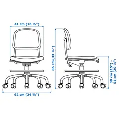 IKEA - VIMUND silla infantil Rosado claro