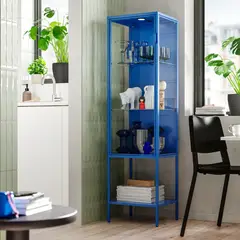 IKEA - RUDSTA vitrina 42x37x155 azul