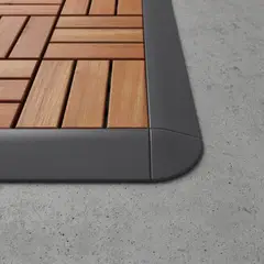 IKEA - RUNNEN N tira esq deck ext Gris oscuro 2un