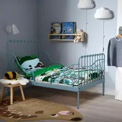 IKEA - MINNEN cama extensible 80x200 turquesa claro