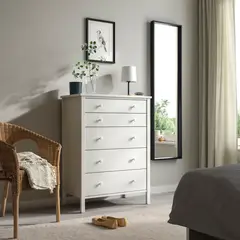 IKEA - KILBERGET cómoda 5c 76x102 blanco