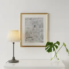 IKEA - SILVERHÖJDEN marco 40x50 dorado