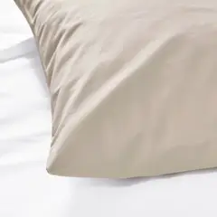 IKEA - DVALA NN funda almohada 50x70 beige 2un RECY