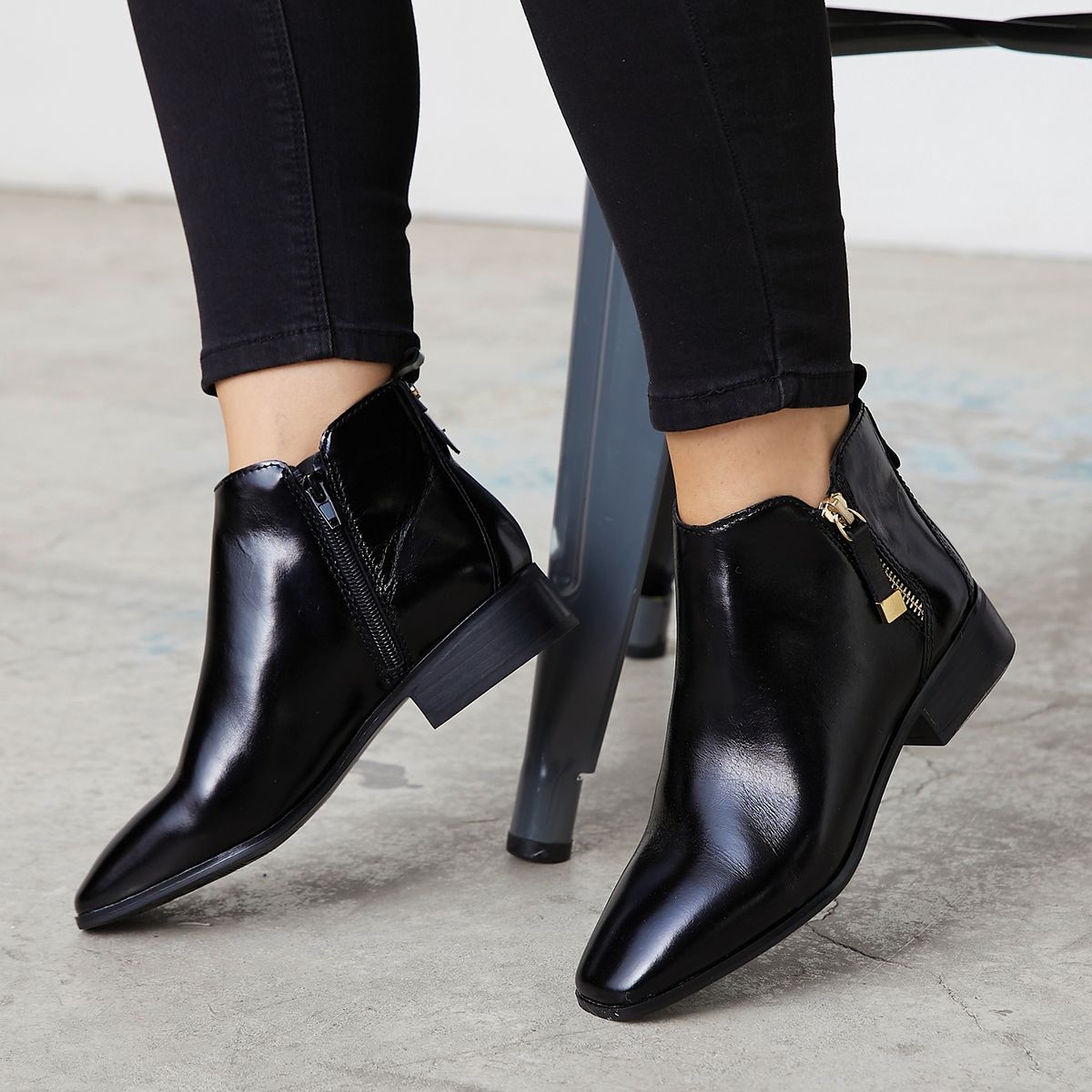 ALDO - Kaelleflex Bota Vaquera Mujer Cuero Negro Aldo