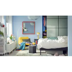 IKEA - KJUGE puff KNISA Gris oscuro
