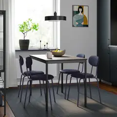 IKEA - SANDSBERG silla azul oscuro/REMMARN azul oscuro