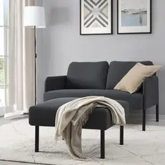 IKEA - GLOSTAD apoyapies KNISA Gris oscuro