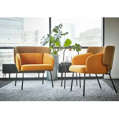 IKEA - BINGSTA sitial VISSLE ocre/KABUSA ocre