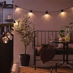 IKEA - SVARTRÅ guirnalda LED ext negro CL N3