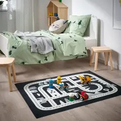 IKEA - MARKKRYPARE Alfombra 74x100 Gris oscuro