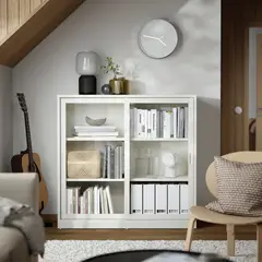 IKEA - TONSTAD vitrina 120x37x116 color hueso
