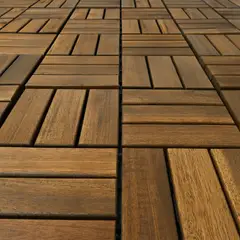 IKEA - RUNNEN piso deck ext 0.81 m² acacia 9un