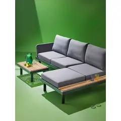 IKEA - REVSKÄR Sofá comb gris oscuro ext