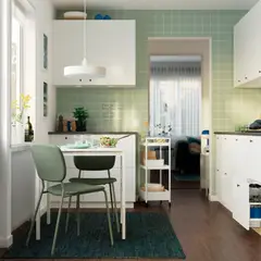IKEA - VIHALS silla verde/TIBBLEBY menta grisáceo