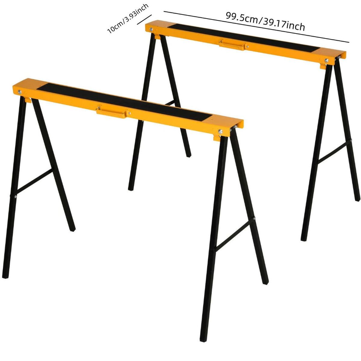 ATURE - Mesa Trabajo Plegable Portatil 2 Pzs Soporta 200kg Caballete