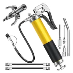 ATURE - Kit 10 Piezas Pistola Engrasadora Manual Inyector Industrial