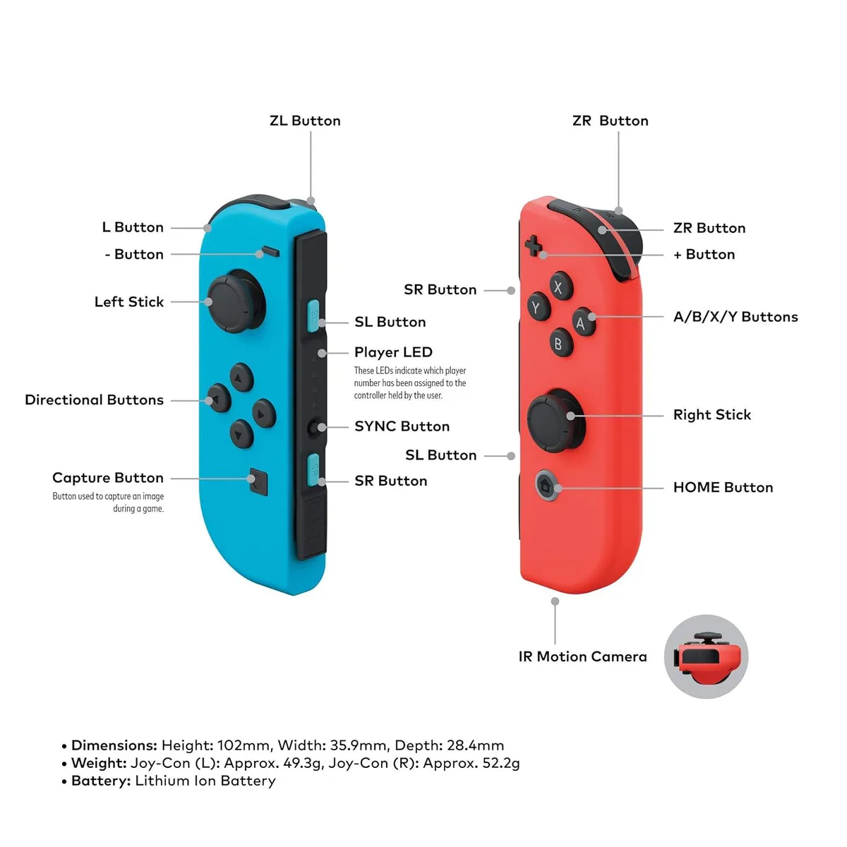 NINTENDO - Nintendo Switch Estándar con Joy-Con - Reacondicionado