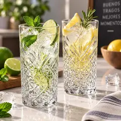 HAUSMANN - Set de 6 Vasos Altos Berlín Spezial 480 ml