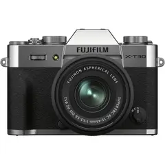 FUJIFILM - X-T30 II Kit XC 15-45mm OIS PZ Plateado