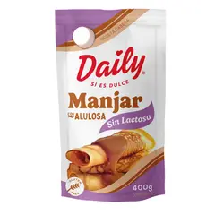 DAILY - Manjar 400g Sin Lactosa, Saludable con Alulosa