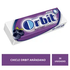 ORBIT - Chicle Arándano Sin Azúcar x30ud