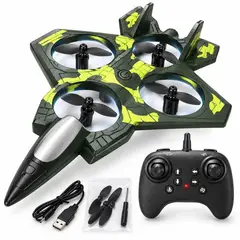DOPA - Drone Para Niños F-57 Rc 2.4ghz 4 Hélices Con Luces Led